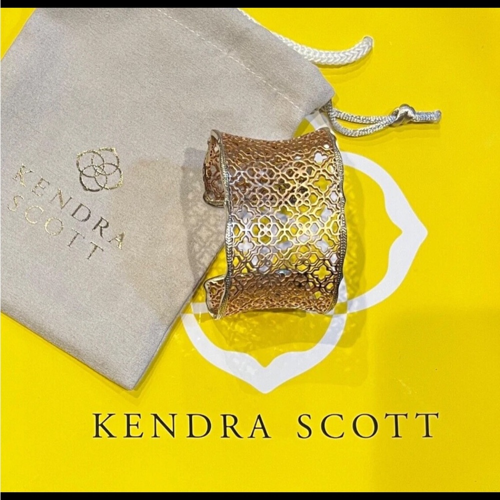 Kendra Scott Gold Filigree Cuff Bracelet